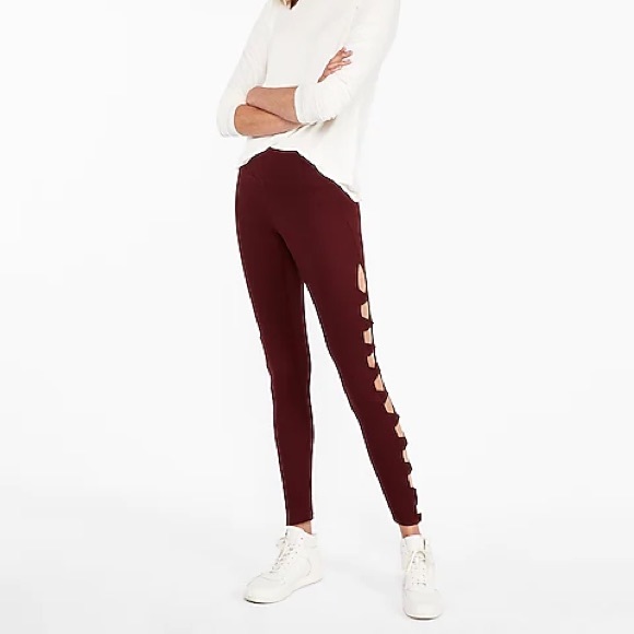 express one eleven Cut-Out Side Leggings - Picture 2 of 12